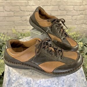 Born (B.O.C.) “Monica” 2-Tone Brown Leather Opanka Oxford Sneakers WMS 7.5M🤎GUC
